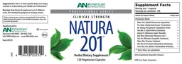 Label for Natura 201