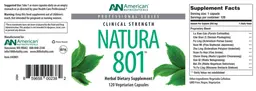 Label for Natura 801
