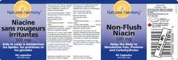 Label for Non-Flush Niacin 500 mg
