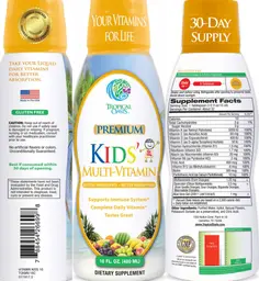 Label for Kids' Multi-Vitamin