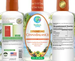 Label for CinnaBalance