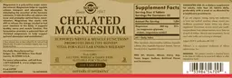 Label for Chelated Magnesium
