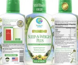 Label for Sleep-a-Weigh Plus