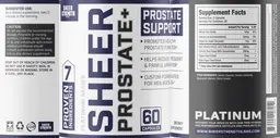 Label for Sheer Prostate+