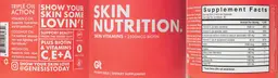 Label for Skin Nutrition.