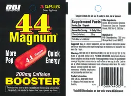 Label for 44 Magnum
