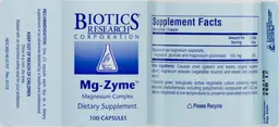 Label for Mg-Zyme