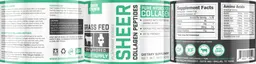Label for Sheer Collagen Peptides Unflavored