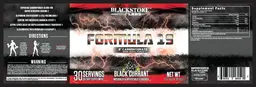 Label for Formula 19 Black Currant