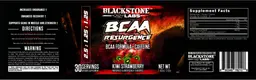 Label for BCAA Resurgence Kiwi Strawberry
