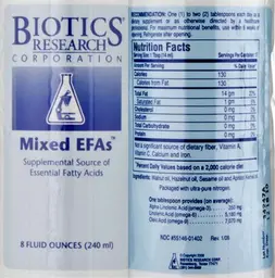Label for Mixed EFAs