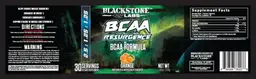 Label for BCAA Resurgence Orange