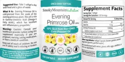 Label for Evening Primrose Oil 1300 mg