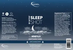 Label for Bioactive Sleep Shot Dreamberry