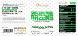 Label for Superhuman Greens
