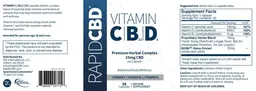 Label for Vitamin C | B12 | D3
