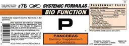 Label for P Pancreas