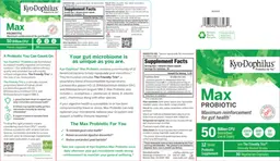 Label for Max Probiotic