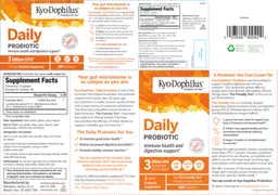 Label for Daily Probiotic