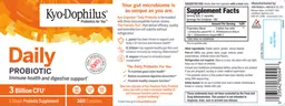 Label for Daily Probiotic