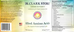 Label for Allied Amino Acids 675 mg