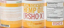 Label for RSHO-X CBD Liquid: Filtered Decarbox