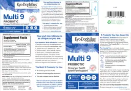 Label for Multi 9 Probiotic