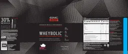 Label for Wheybolic Strawberries and Cream