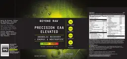 Label for Precision EAA Elevated Gummy Worm