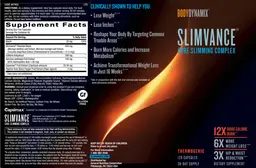 Label for Slimvance Core Slimming Complex