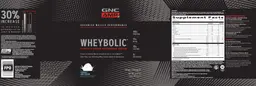 Label for Wheybolic Cookies and Cream