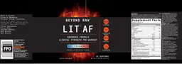 Label for LIT AF Icy Fireworks