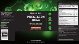 Label for Precision BCAA Mango Melon