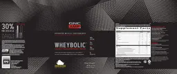Label for Wheybolic Banana Milkshake