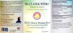 Label for Green Black Walnut Blend 360 mg
