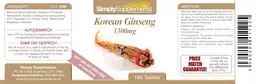 Korean Ginseng 1300 mg