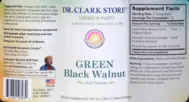 Label for Green Black Walnut Extra Strength