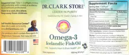 Label for Omega-3 1000 mg