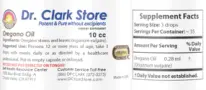Label for Oregano Oil