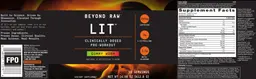 Label for LIT Gummy Worm