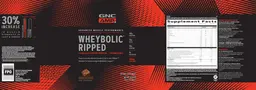 Label for Wheybolic Ripped Chocolate Fudge