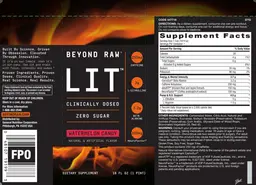 Label for LIT Watermelon Candy