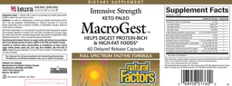 Label for Keto Paleo MacroGest