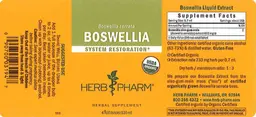 Label for Boswellia