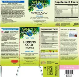 Label for Herring Gold 1000 mg