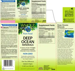Label for Deep Ocean Minerals