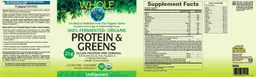 Label for Protein & Greens Unflavored