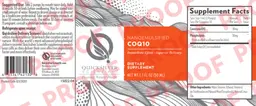 Label for Nanoemulsified CoQ10