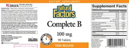 Label for Complete B 100 mg