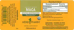 Label for Maca